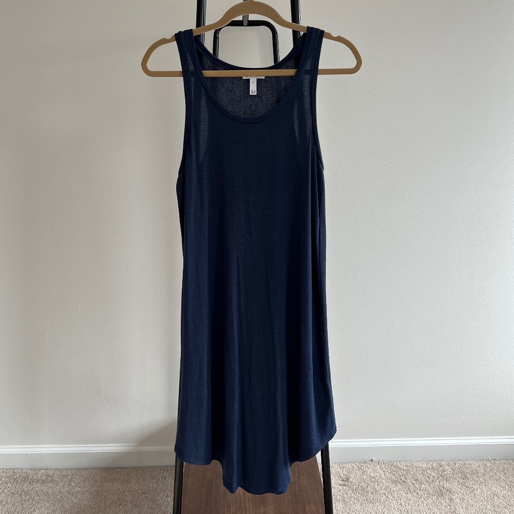 Leith blue tank dress size small